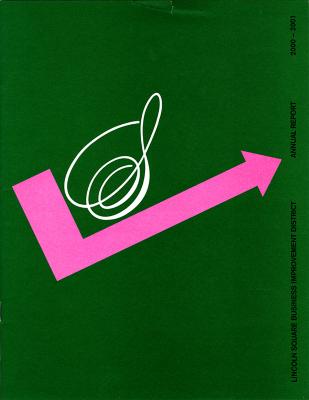 Annual Reports and Corporate Communications depicts: Pink letter "L" with an arrow coming out of the bottom arm, above the L is a curly exaggerated letter "S" the entire image is tilted up