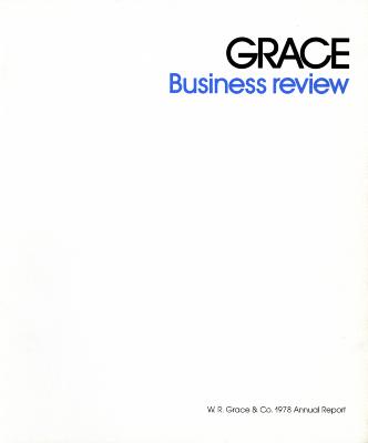 Annual Reports and Corporate Communications depicts: "Grace Business Review" is in the top righthand corner of the page 