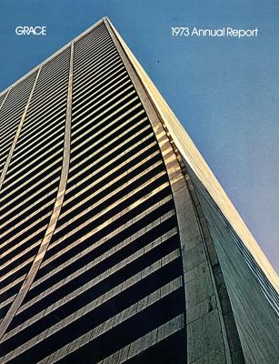 Annual Reports and Corporate Communications depicts: A skyscraper seen from below 