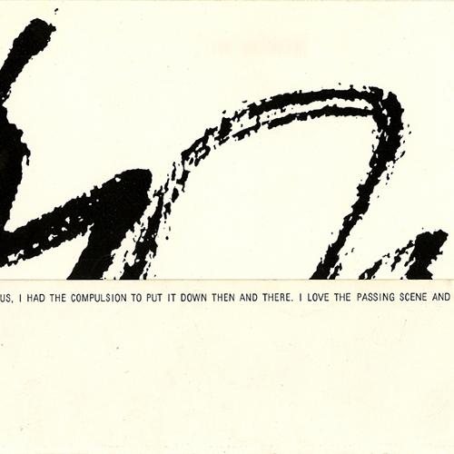 Announcements and invitations depicts: Bifold announcement with folded portion obscuring half of the handwritten name Dora with the full title in black type