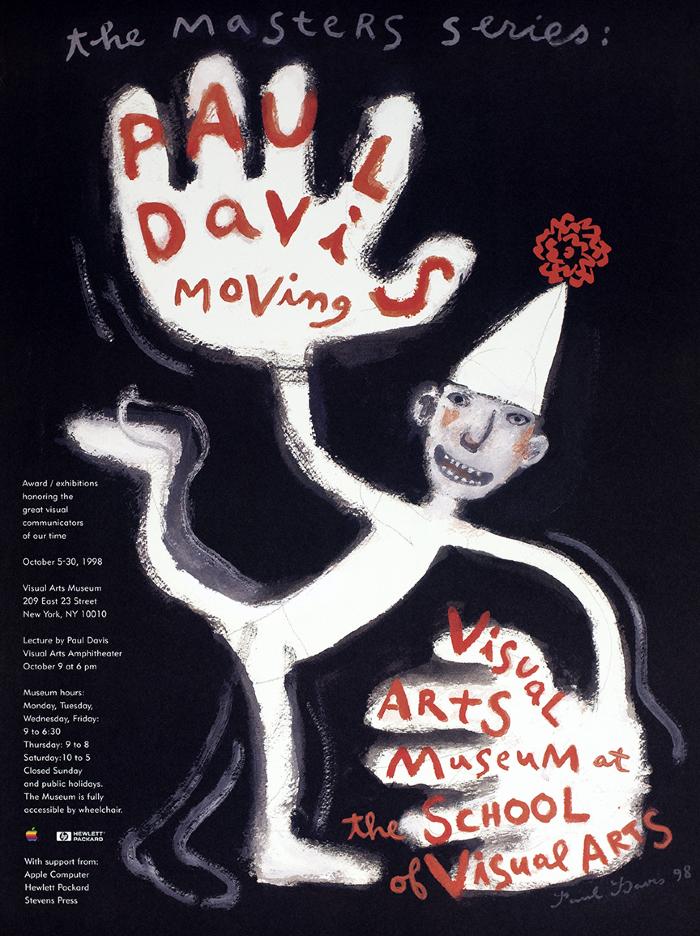 Posters depicts: Poster for Paul Davis Masters Series exhibition