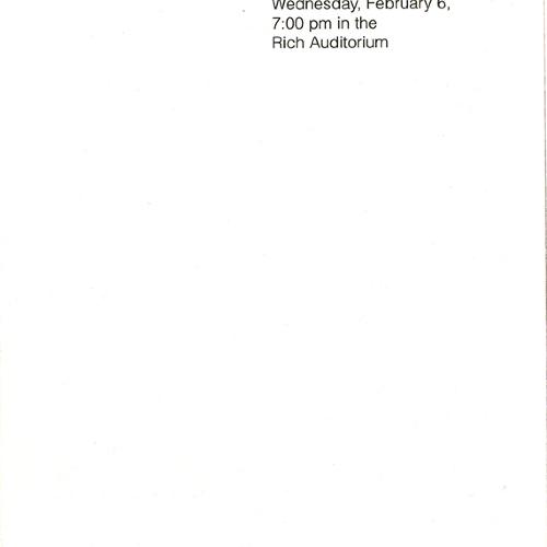 Booklet/Brochure depicts: Exhibition brochure