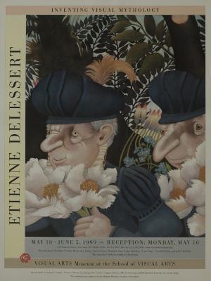 Posters depicts: Poster for Inventing Visual Mythology exhibition