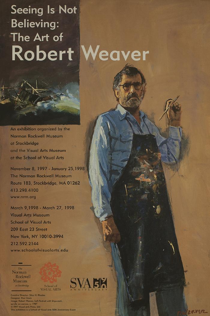 Posters depicts: Poster for Robert Weaver exhibition