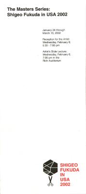 Booklet/Brochure depicts: Exhibition brochure