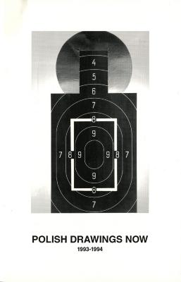 Bulletins and catalogs depicts: A drawing of a human sillhouette target above the title