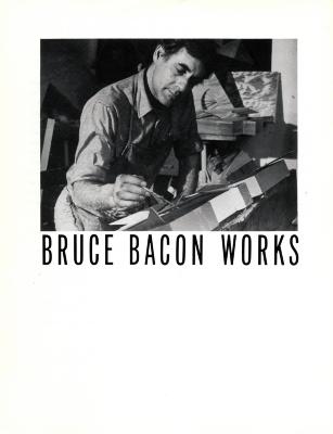Exhibition Catalogues depicts: Portrait of Bruce Bacon