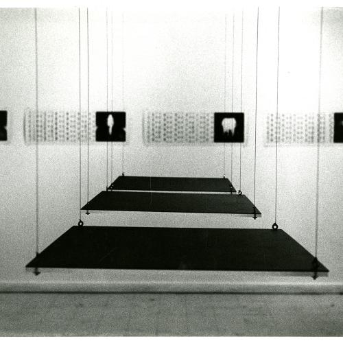 Photographic Materials depicts: Three hanging platforms