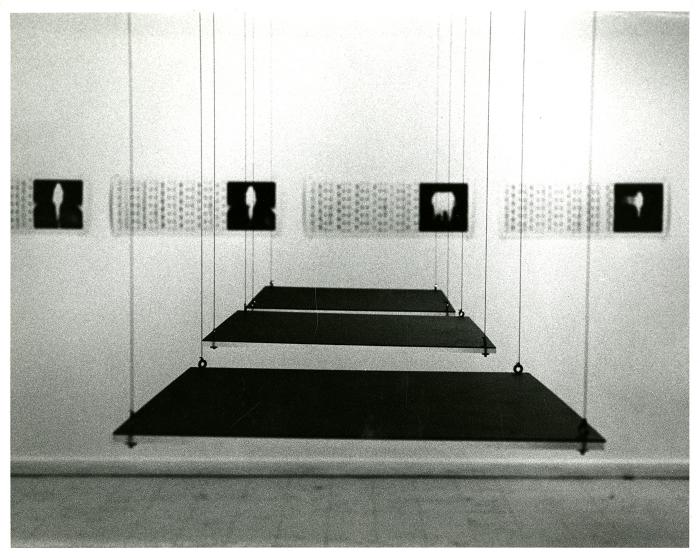 Photographic Materials depicts: Three hanging platforms