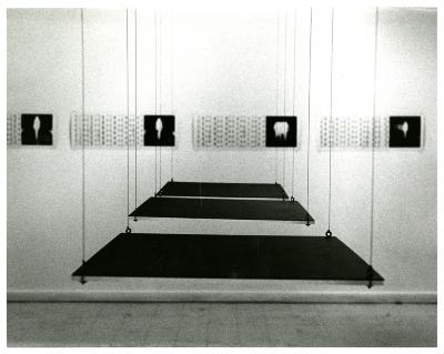 Photographic Materials depicts: Three hanging platforms