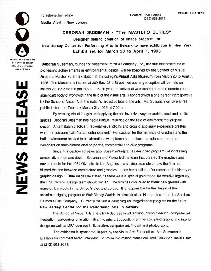 Press Releases depicts: typed press release