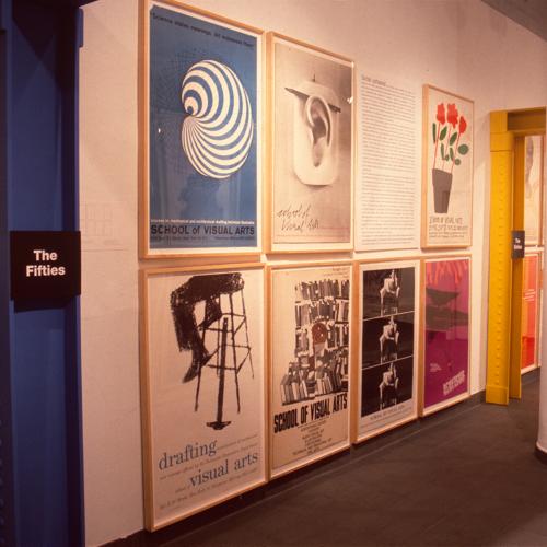 Photographic Materials depicts: artworks displayed in gallery