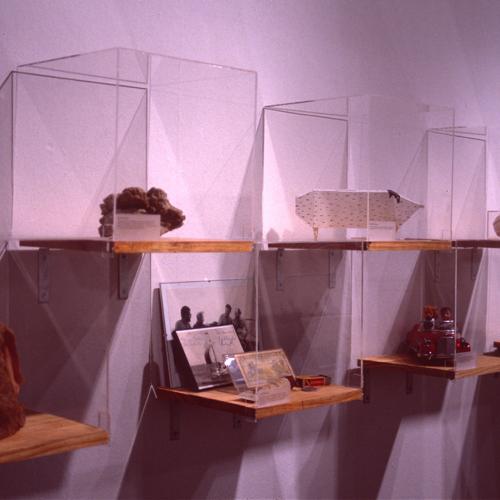 Photographic Materials depicts: artworks installed in gallery