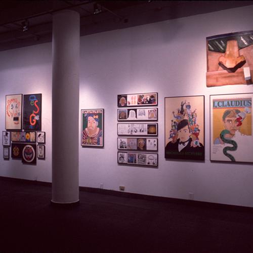 Photographic Materials depicts: artworks installed in gallery