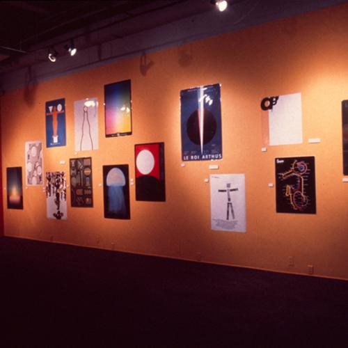 Photographic Materials depicts: artworks displayed in a gallery