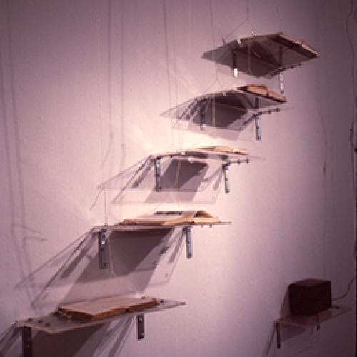 Photographic Materials depicts: artworks installed in gallery