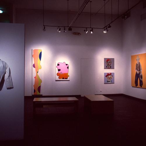 Photographic Materials depicts: artworks installed in gallery