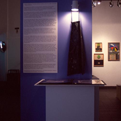 Photographic Materials depicts: artworks installed in a gallery