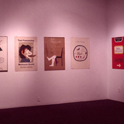 Photographic Materials depicts: artworks installed in gallery