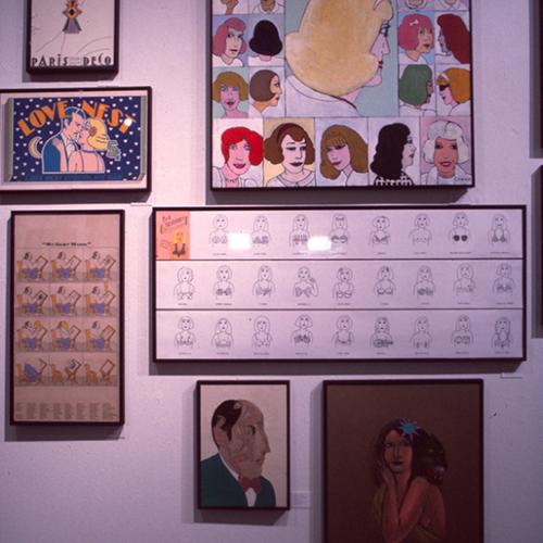 Photographic Materials depicts: artworks installed in gallery
