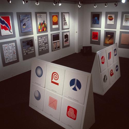 Photographic Materials depicts: artworks installed in gallery