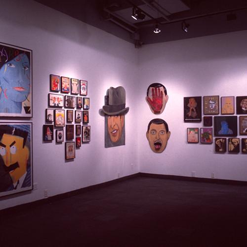 Photographic Materials depicts: artworks installed in gallery