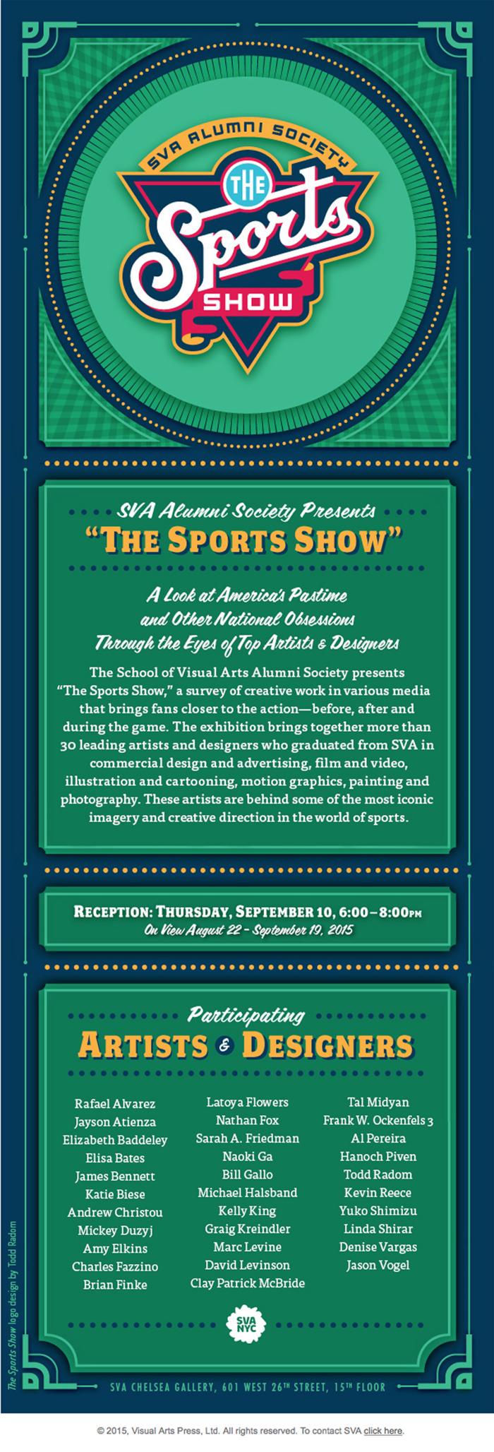 Announcements and invitations, Digital Files depicts: Announcement with exhibition information