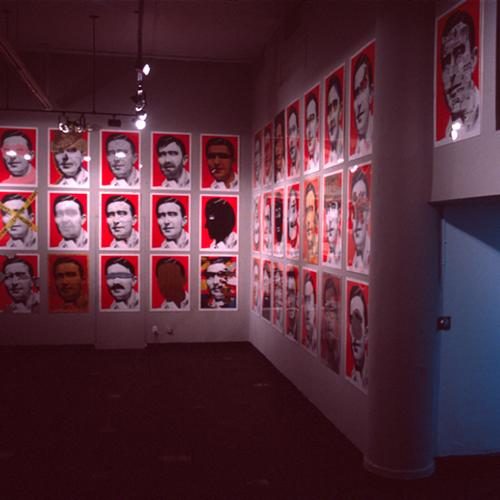 Photographic Materials depicts: artworks installed in gallery