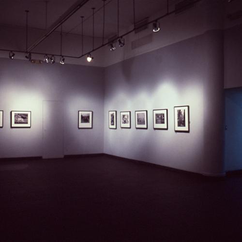 Photographic Materials depicts: artworks installed in gallery