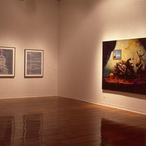Photographic Materials depicts: artworks installed in a gallery