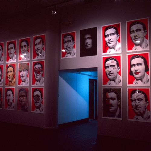 Photographic Materials depicts: artworks installed in gallery