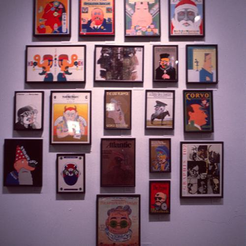 Photographic Materials depicts: artworks installed in gallery