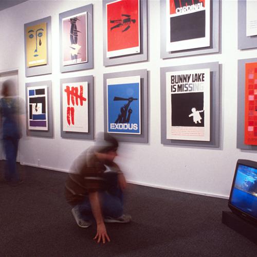 Photographic Materials depicts: artworks installed in gallery