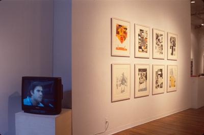Photographic Materials depicts: artworks installed in a gallery