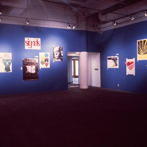 Photographic Materials depicts: artworks displayed in a gallery