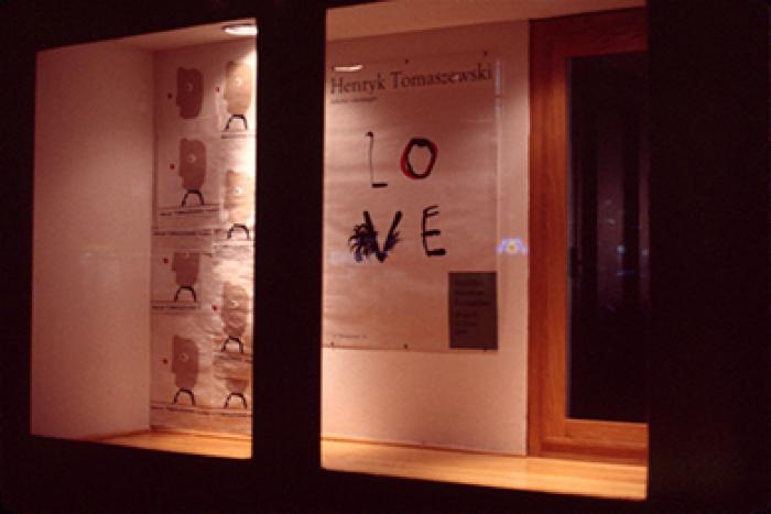Photographic Materials depicts: artworks installed in gallery