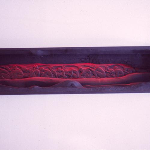 Photographic Materials depicts: artworks installed in gallery