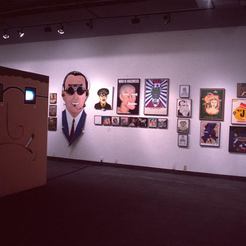 Photographic Materials depicts: artworks installed in gallery