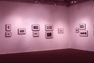 Photographic Materials depicts: artworks installed in gallery