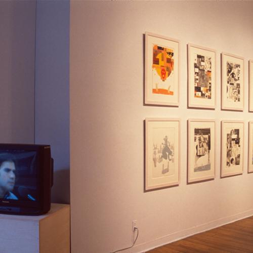 Photographic Materials depicts: artworks installed in a gallery