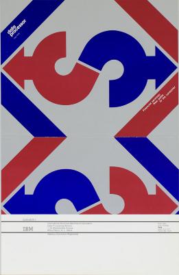 Serial Publications depicts: Red and blue dollar signs on their side with arrow sticking out of them
