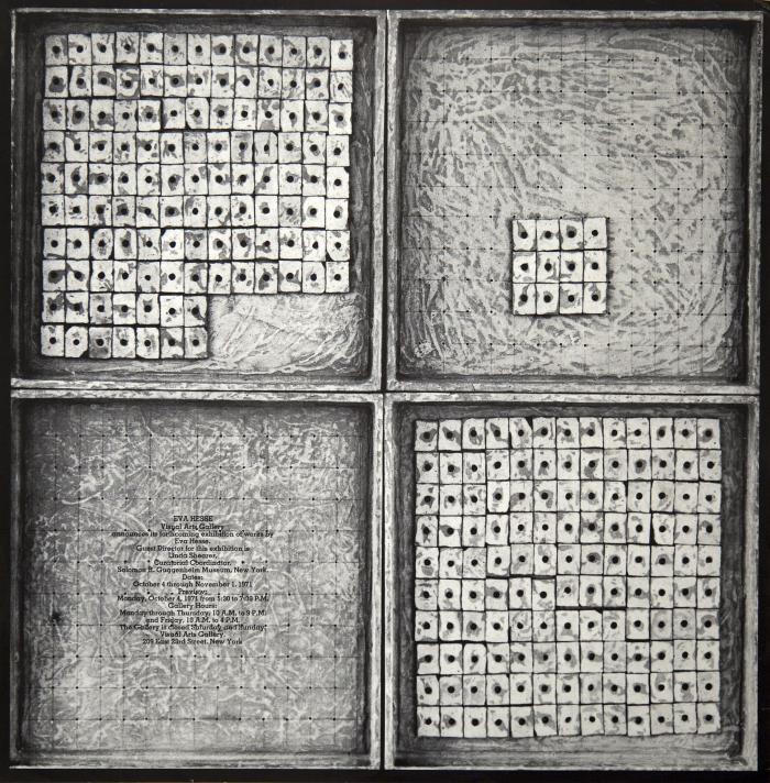 Posters depicts: Four squares with smaller squares inside