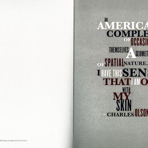 Exhibition Catalogues depicts: Interior of exhibition catalog