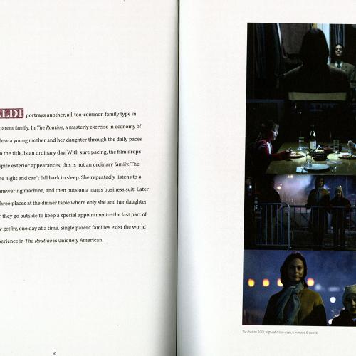 Exhibition Catalogues depicts: Interior of exhibition catalog