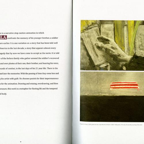 Exhibition Catalogues depicts: Interior of exhibition catalog