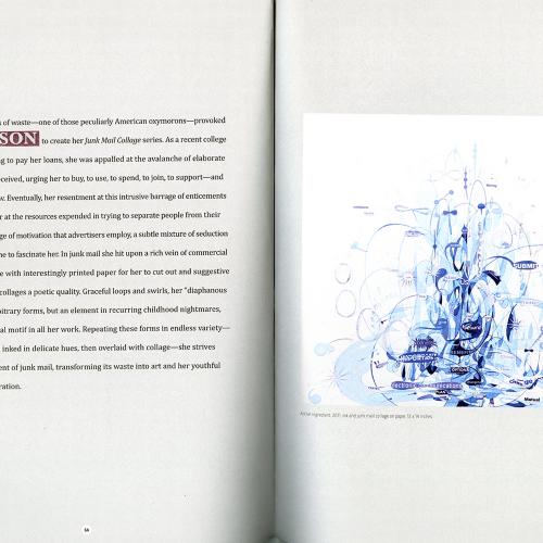 Exhibition Catalogues depicts: Interior of exhibition catalog