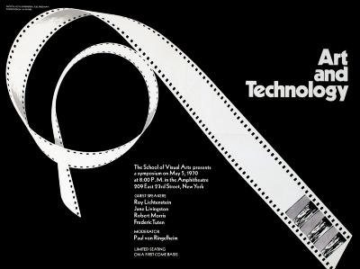 Posters depicts: film reel in a loop on a black background