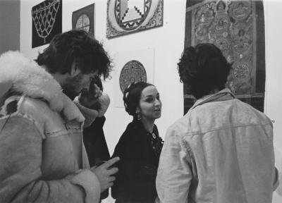 Photographic Materials depicts: Reception photos with installation
