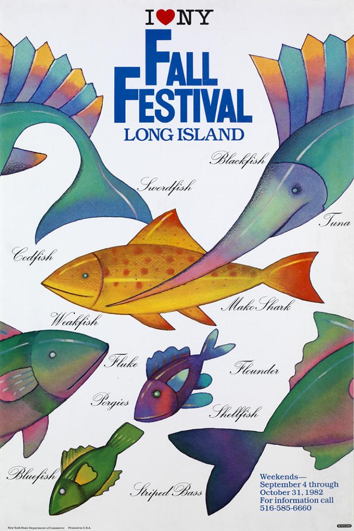 Posters depicts: colorful fish