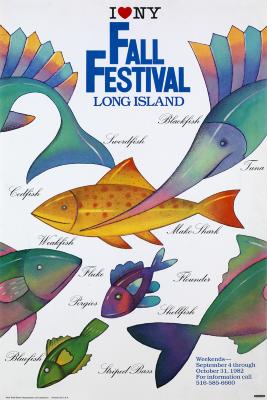 Posters depicts: colorful fish
